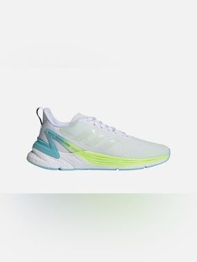 adidas Women’s Response Super White FY8775-White and Neon Green Running Sneakers